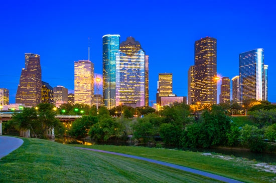 Houston city skyline